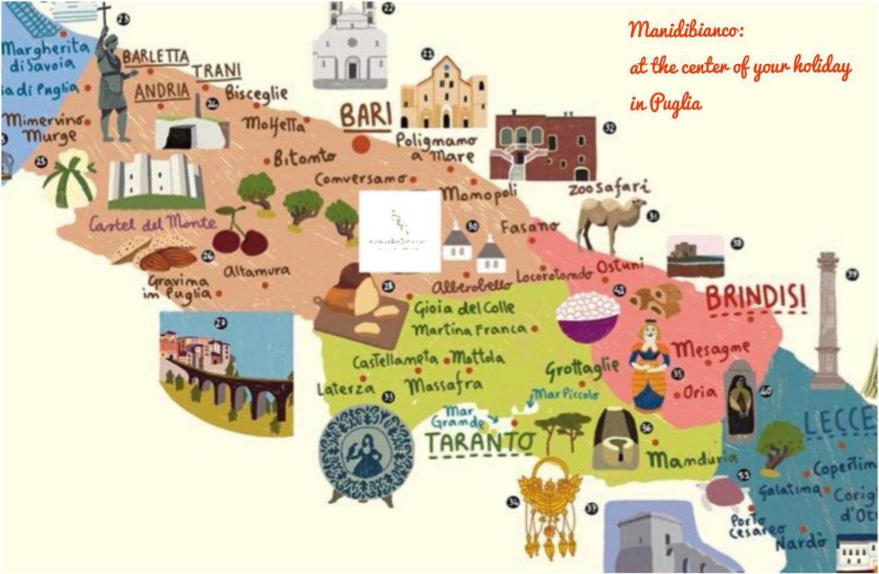 Manidibianco Apulian Relaxing Stay Turi Bagian luar foto